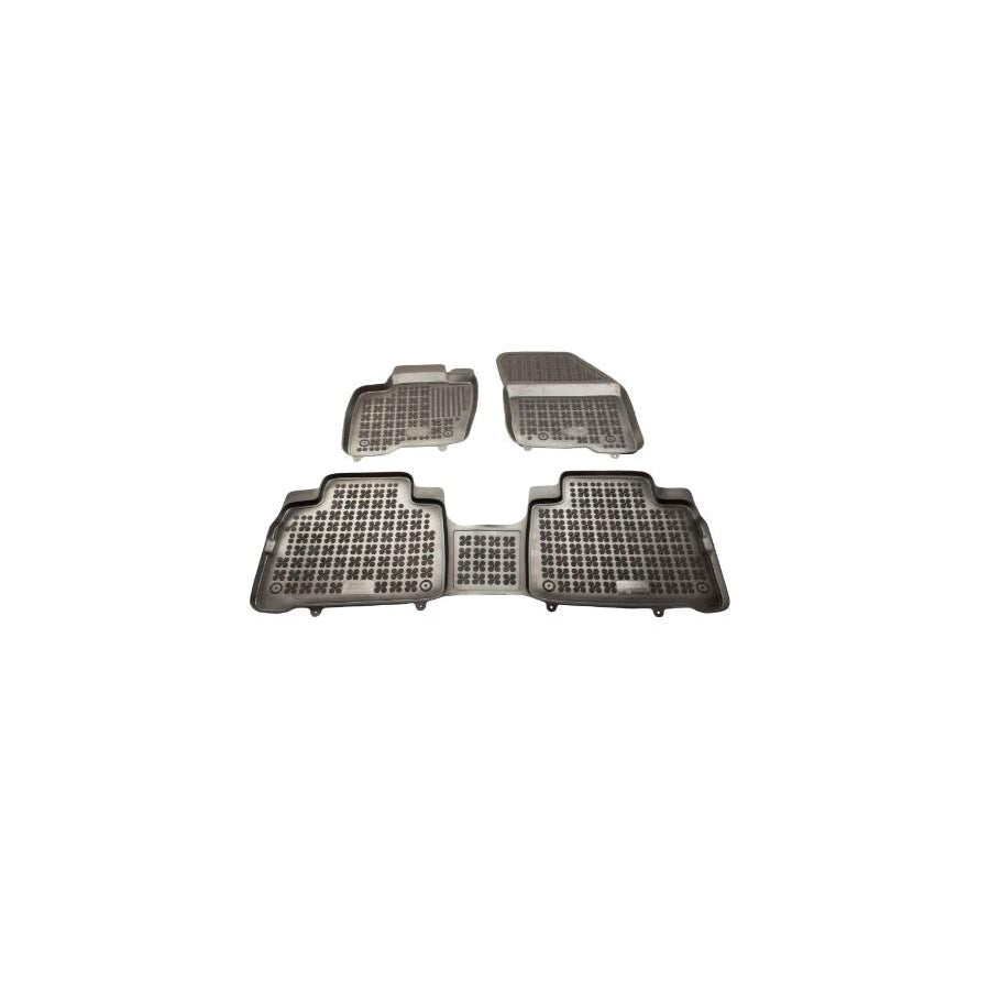 REZAW PLAST 200625 Floor mat set Elastomer, Black