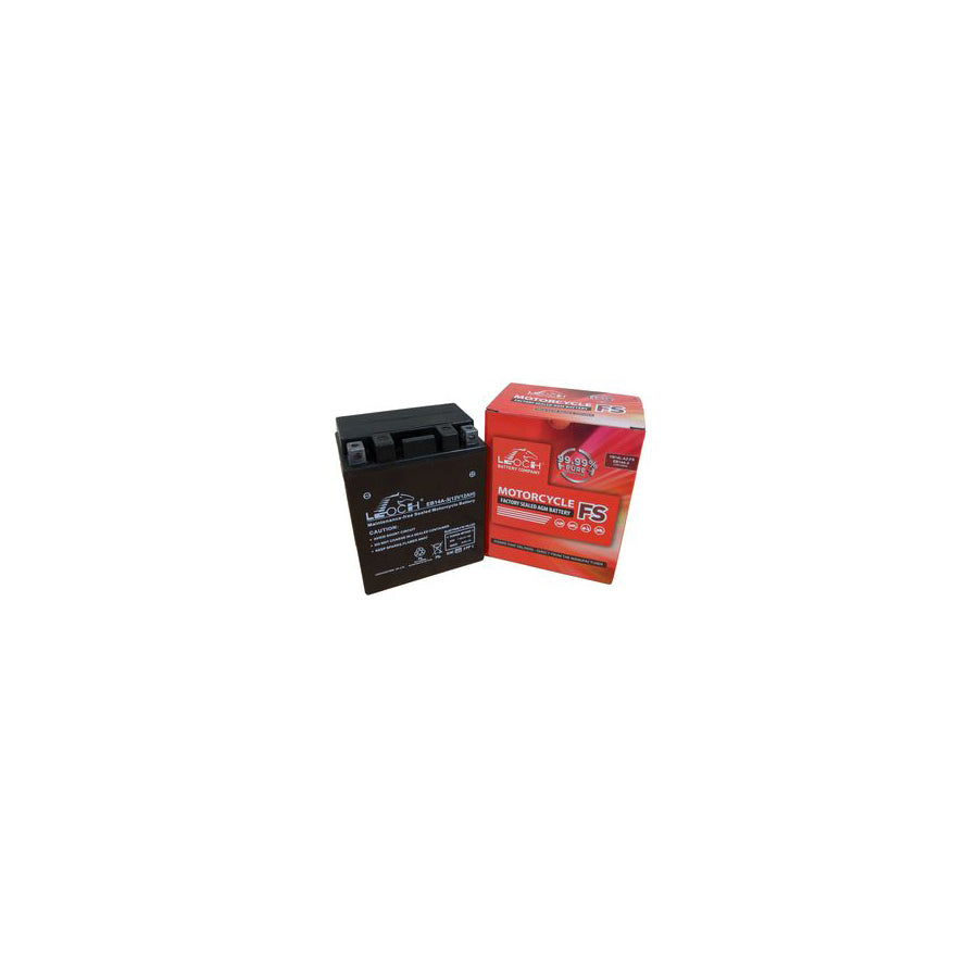 Leoch YB14L-A2 Powerstart AGM Motorcycle Battery EB14A-3