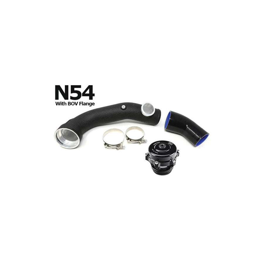 BMS BMW N54 E82 E90 E92 E60 Aluminum Chargepipe with TIAL Flange (Inc. 1M, 135i, 335i & 535i)