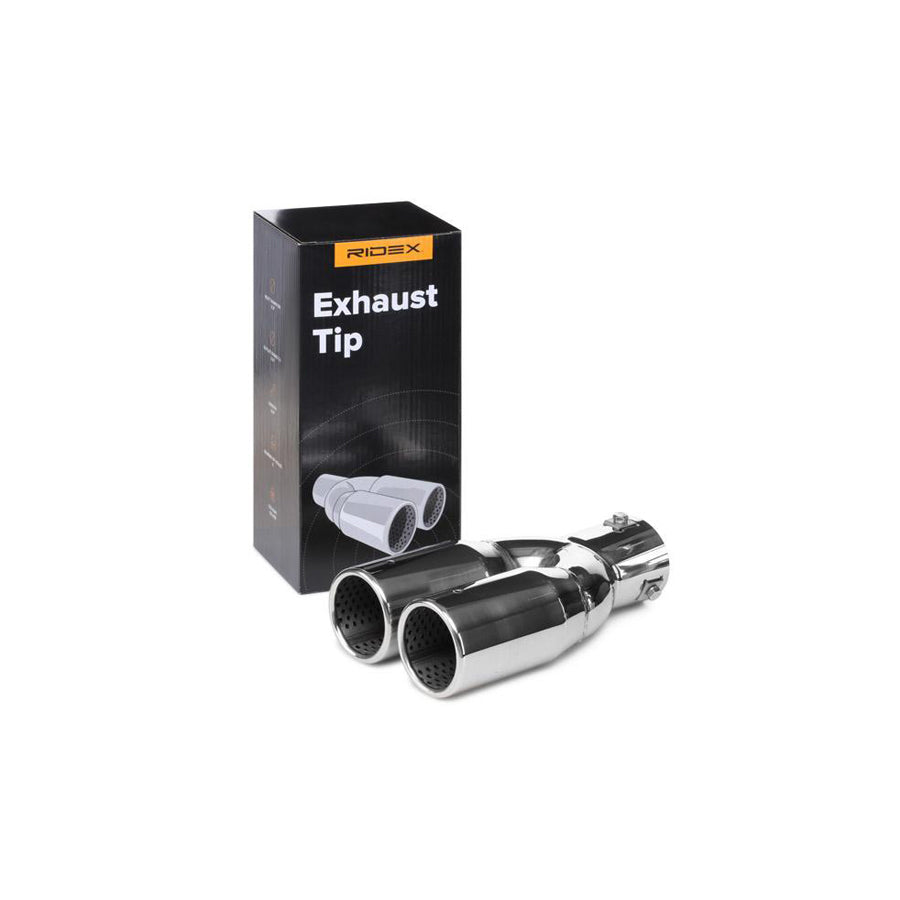 RIDEX 181A0005 Exhaust tip Silver