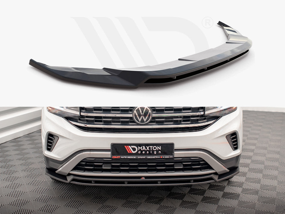 Maxton Design VW-AT-1-CRS-FD2T+FD2RT Front Splitter V.2 VW Atlas Cross Sport (2020-) | Duco Car Parts UK Car Parts