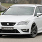 Rieger 00088105 SEAT 5F Front Splitter (Leon FR & Leon Cupra) - Glossy Black