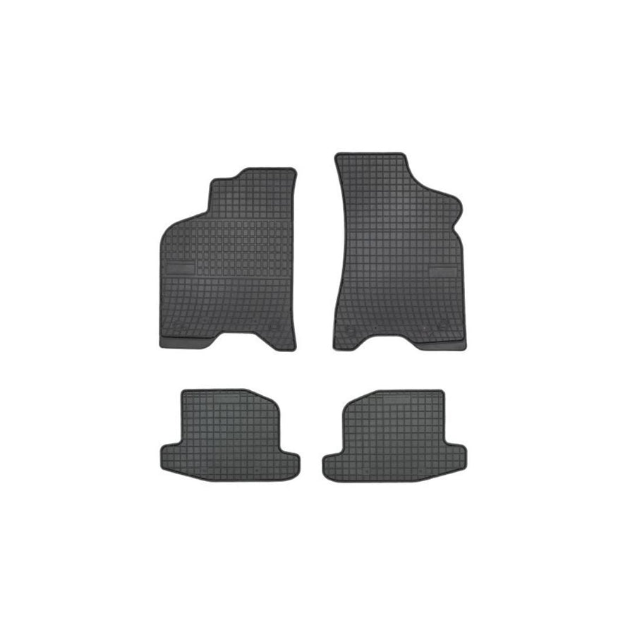 FROGUM Tailored 546252 Floor mat set for SEAT Arosa (6H) Elastomer, Front and Rear, Quantity: 4, Black, (LHD)