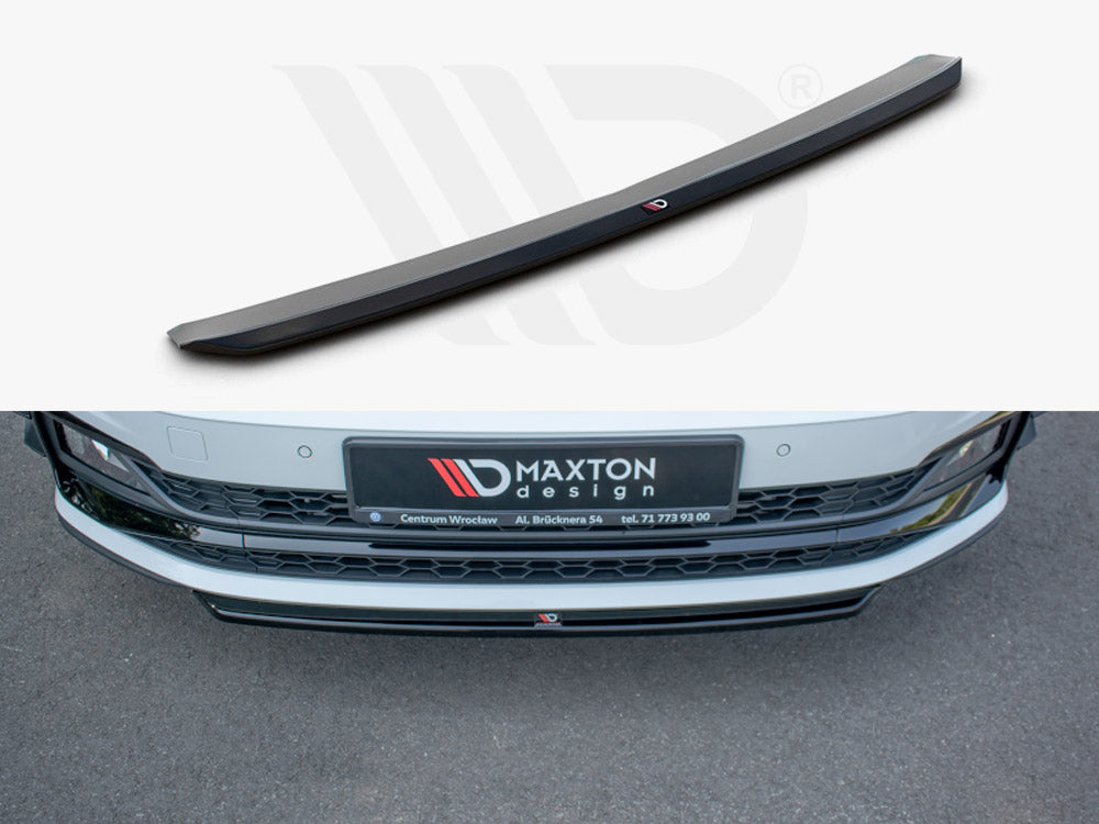 Maxton Design VW-PO-6-GTI-FD4T Front Splitter V.4 VW Polo MK6 GTI | Duco Car Parts UK Car Parts