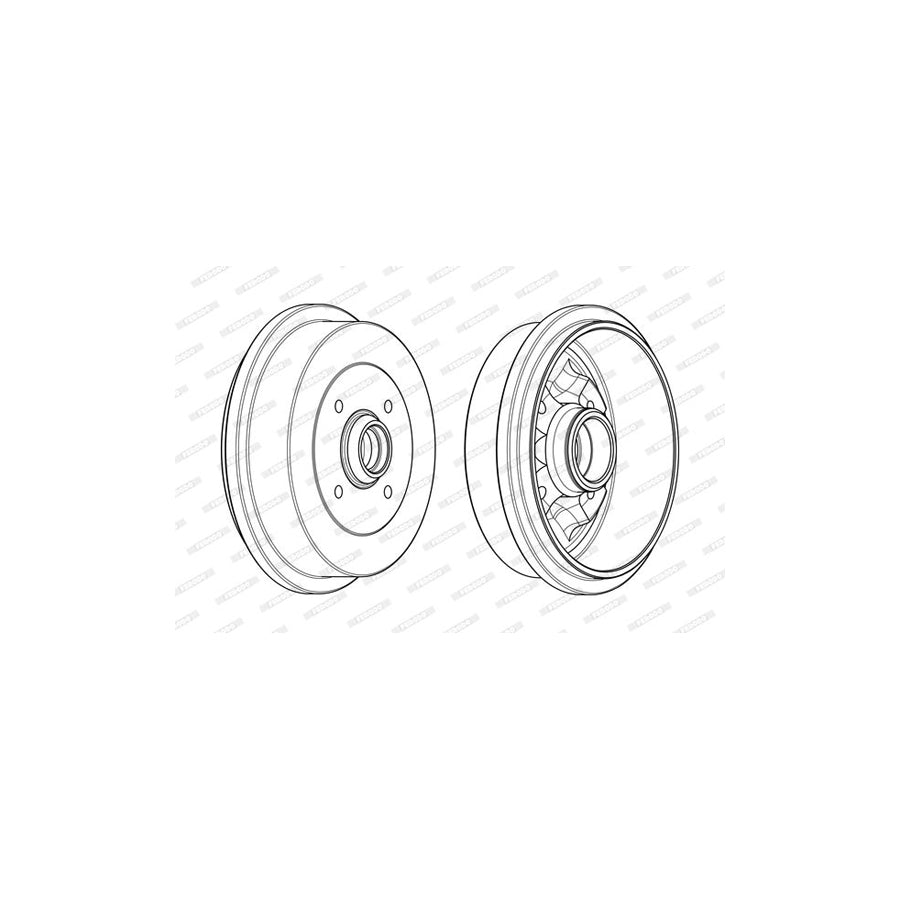 Ferodo Sl Fsl676 Brake Pad Set Not Prepared For Wear Indicator