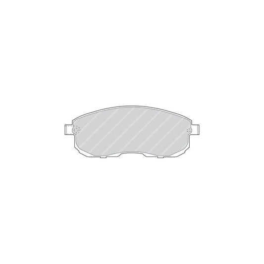 Ferodo Premier Fdb691 Brake Pad Set With Acoustic Wear Warning Without Accessories