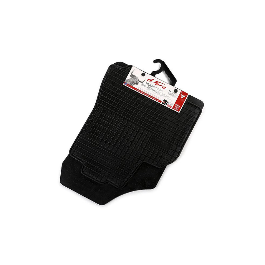 FROGUM Tailored 0633P Floor mat set Elastomer, Front, Quantity: 2, Black, (LHD)