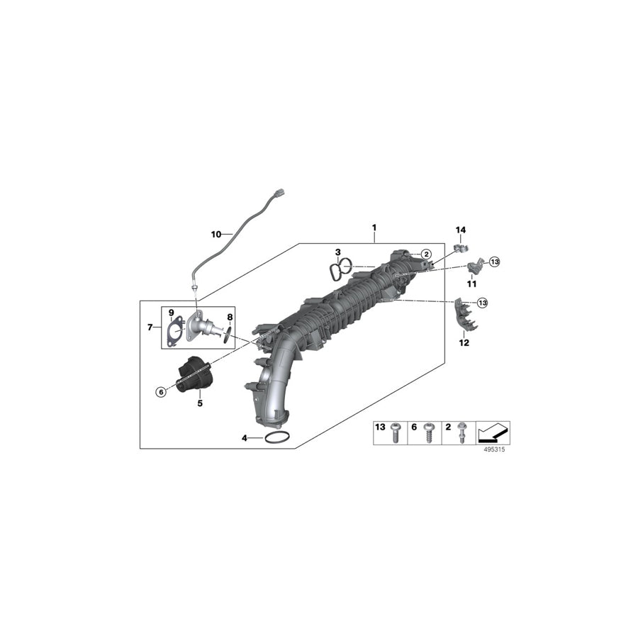 Genuine BMW 11618579879 G05 G01 G15 Profile-Gasket (Inc. 740LdX, 730LdX & 530dX) | Duco Car Parts UK Car Parts