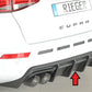 Rieger 00027047 SEAT 5FP Ateca Cupra Rear Diffuser