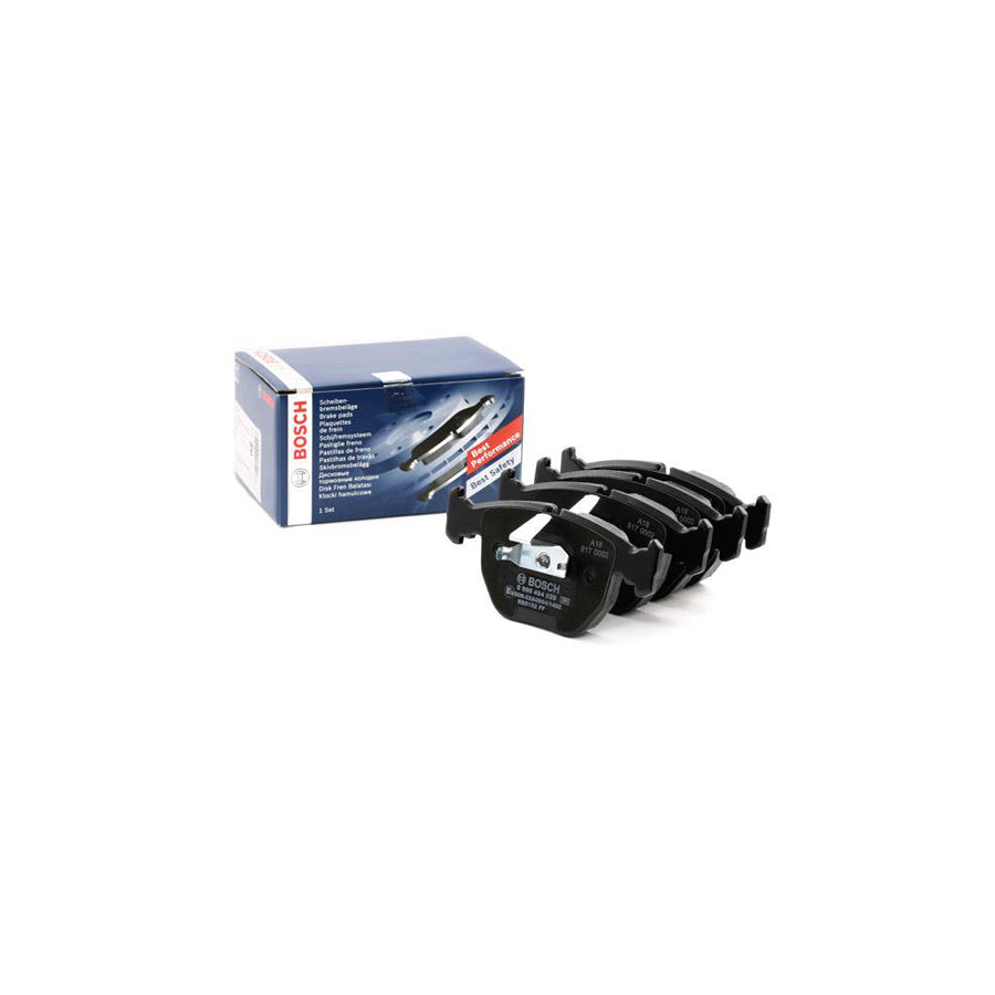 Bosch 0986494028 Brake Pad Set With Anti Squeak Plate With Piston Clip BP330