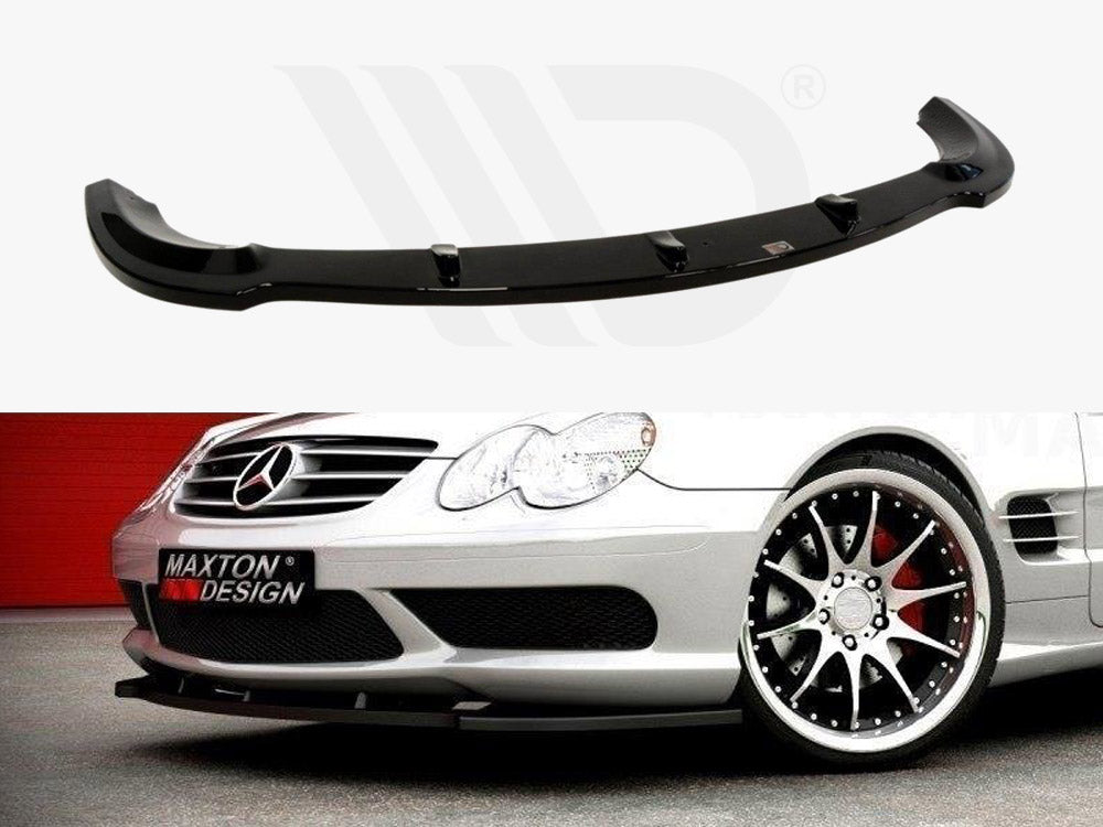 Maxton Design ME-SL-R230-AMG-FD1T Front Splitter Mercedes Slfits | Duco Car Parts UK Car Parts