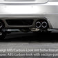 Rieger 00099578 BMW 3 Series E90 E91 Rear Diffuser