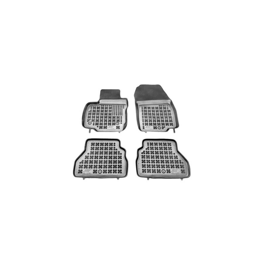 REZAW PLAST 200616 Floor mat set for FORD B-Max (JK8) Elastomer, Front and Rear, Quantity: 4, Black