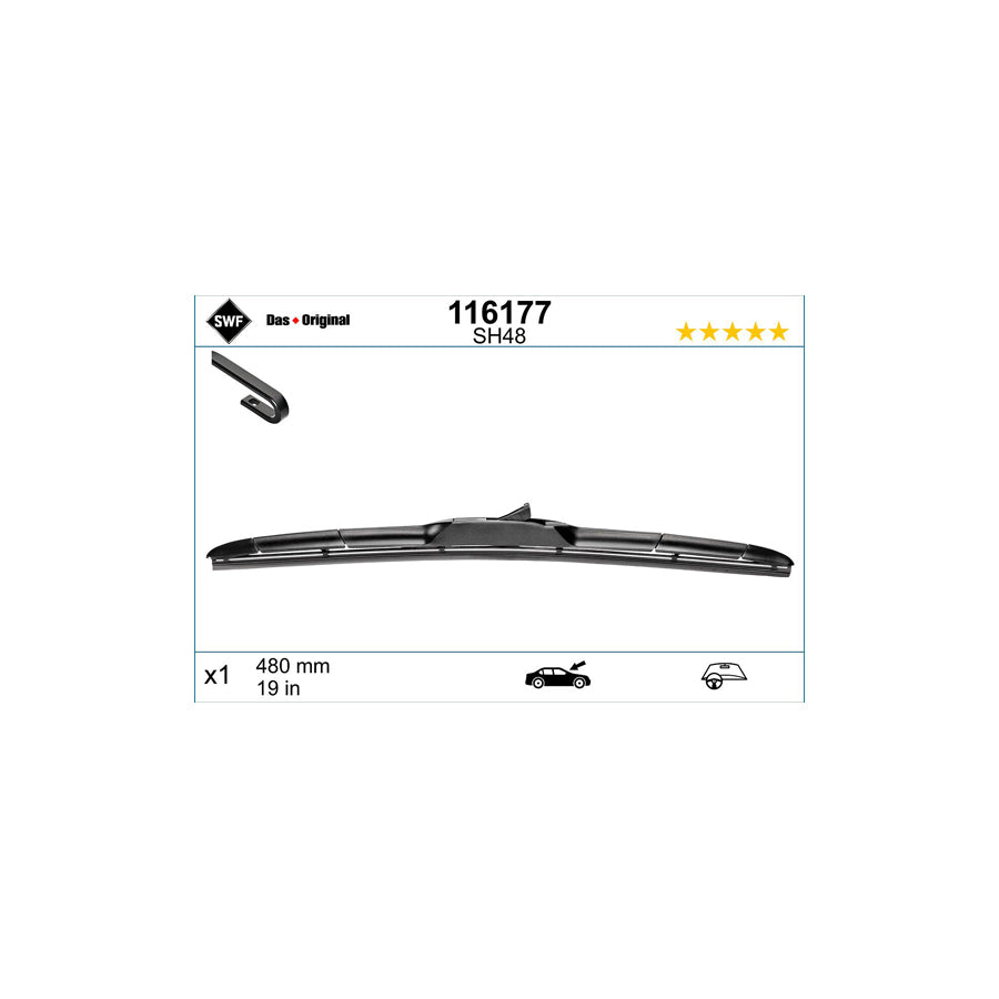 Swf Hybrid 116177 Wiper Blade | Duco Car Parts UK Car Parts