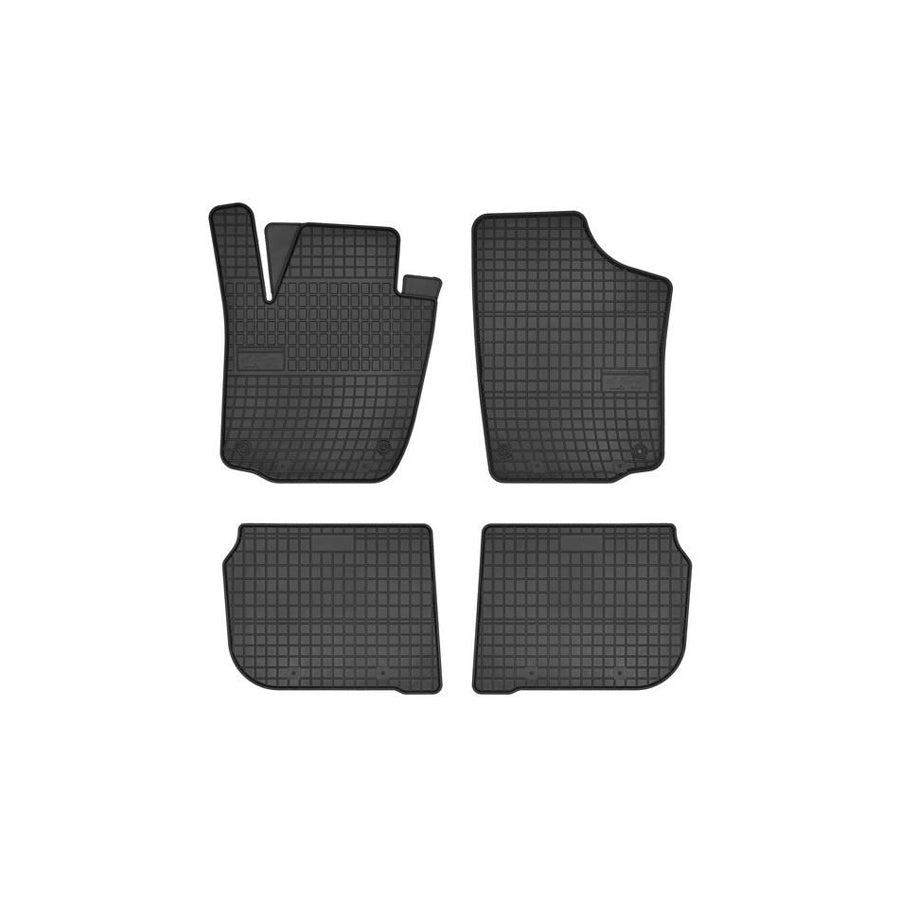 FROGUM Tailored 0364 Floor mat set Elastomer, Front and Rear, Quantity: 4, Black, (LHD)
