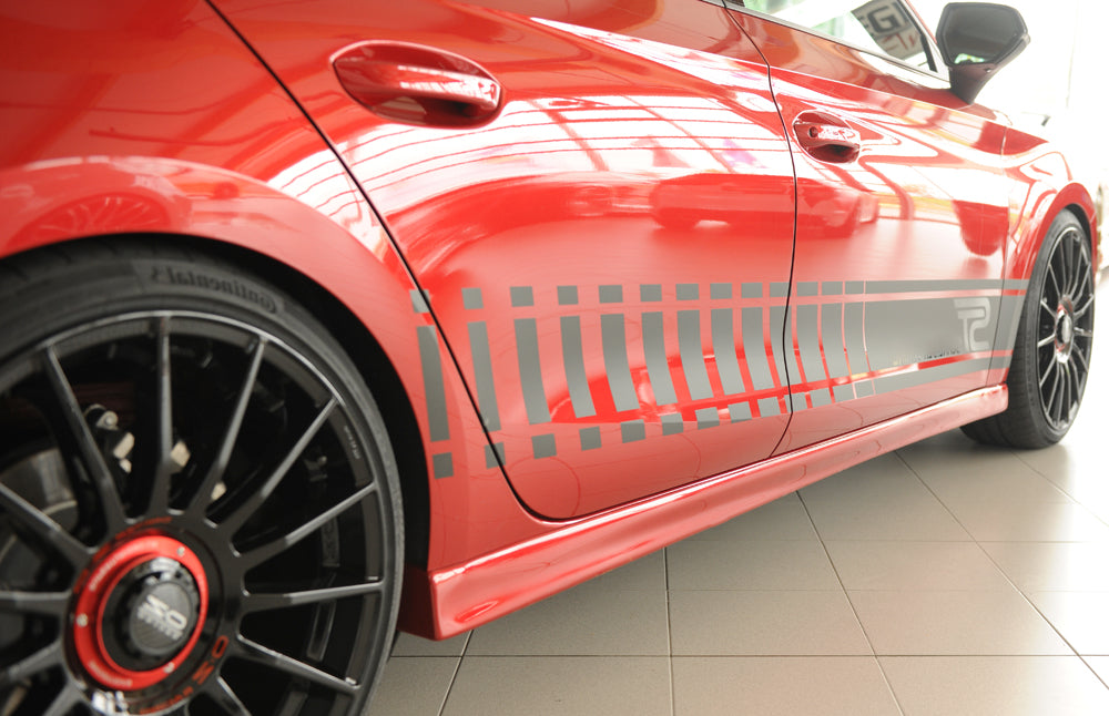 Rieger 00027052 Seat Leon KL Right Side Skirt -  Matte Black