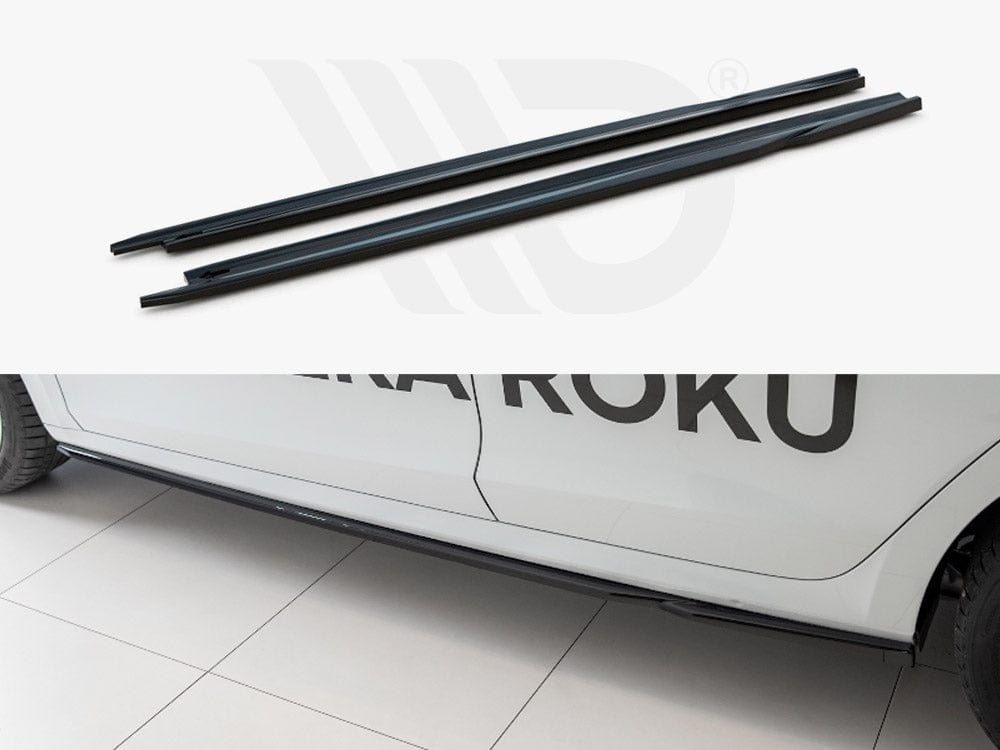 Maxton Design SK-OC-4-SD2T Side Skirts Diffusers V.2 Skoda Octavia MK4 | Duco Car Parts UK Car Parts