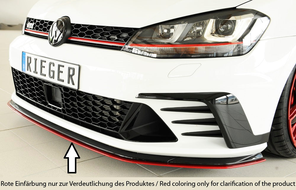 Rieger 00059574 VW Mk7 Golf GTI Clubsport Front Splitter