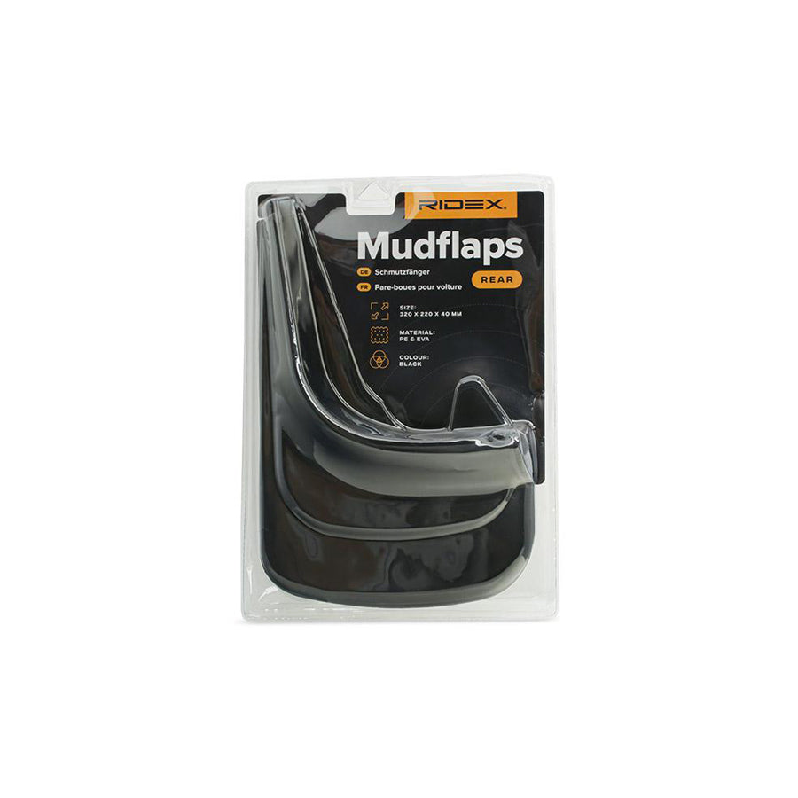 RIDEX 1715A0017 Mudflap both sides, Rear, EVA foam, Polyester