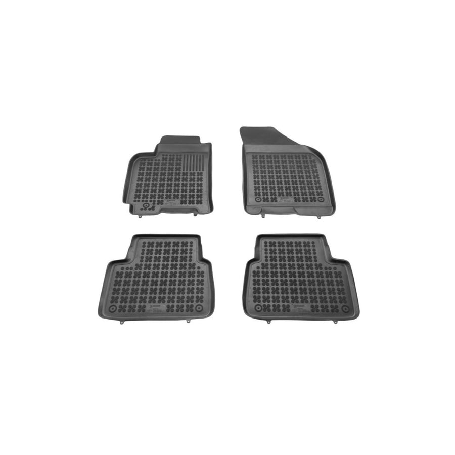 REZAW PLAST 202102 Floor mat set for CHEVROLET Lacetti Hatchback (J200) Elastomer, Front and Rear, Black