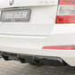 Rieger 00088109 Skoda 5E Octavia Rear Diffuser - Glossy Black