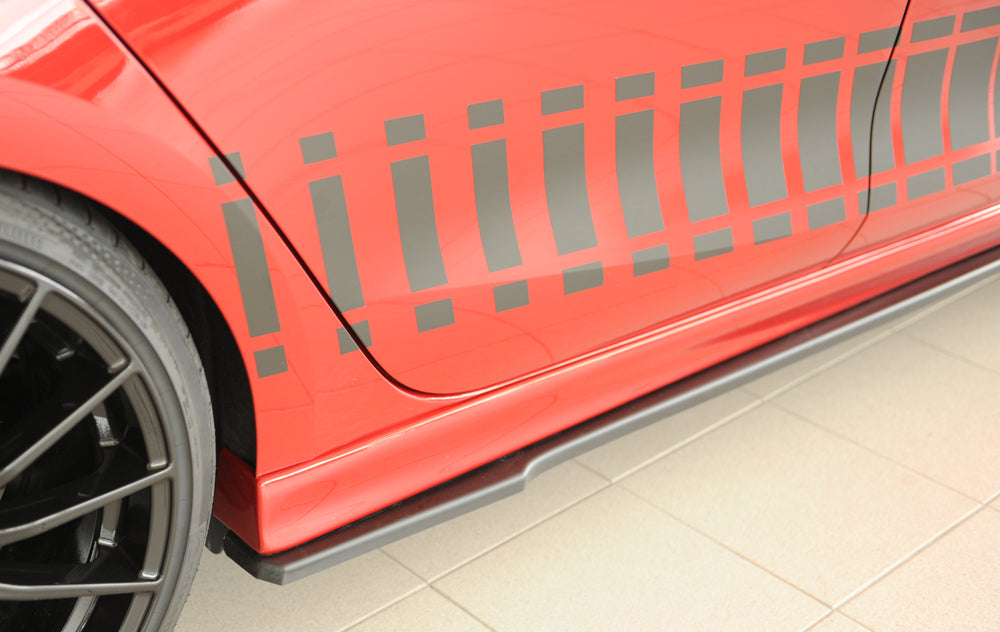 Rieger 00027054 Seat Leon KL Right Side Skirt Splitter -  Matte Black