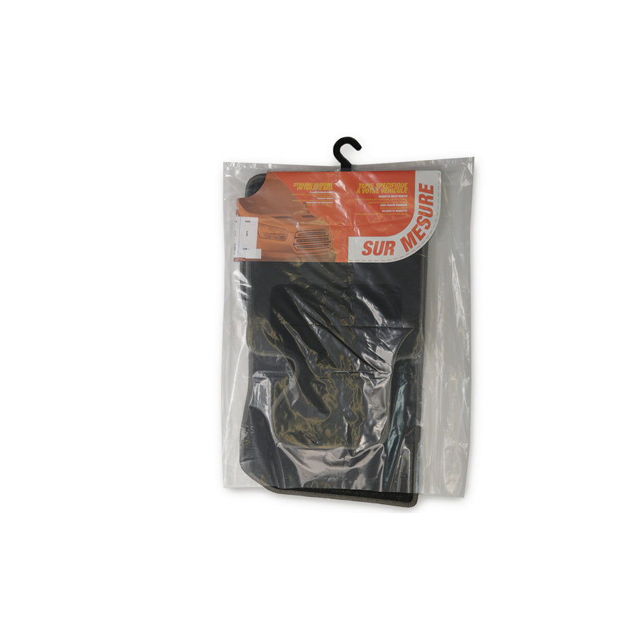 CUSTOPOL Tailored BM65S Floor mat set for BMW 3 Series Textile, Front and Rear, Quantity: 4, Grey