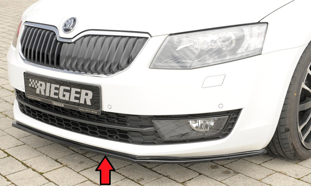 Rieger 00088107 Skoda 5E Octavia Front Splitter