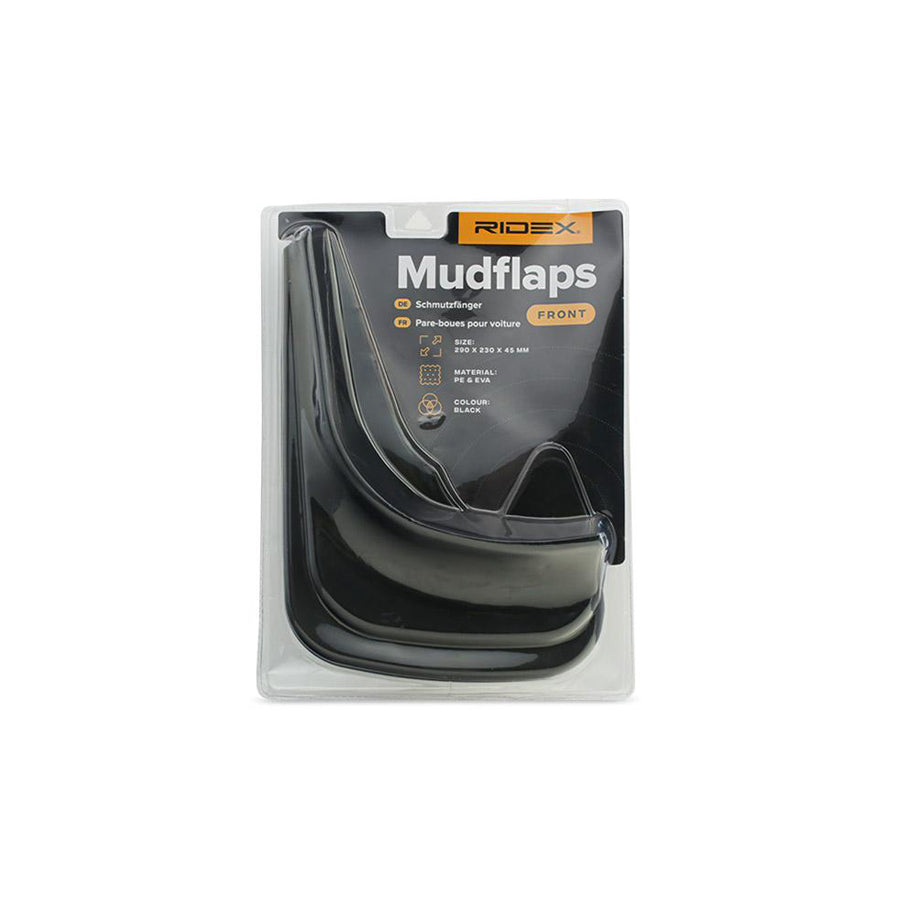 RIDEX 1715A0016 Mudflap both sides, Front, EVA foam, Polyester