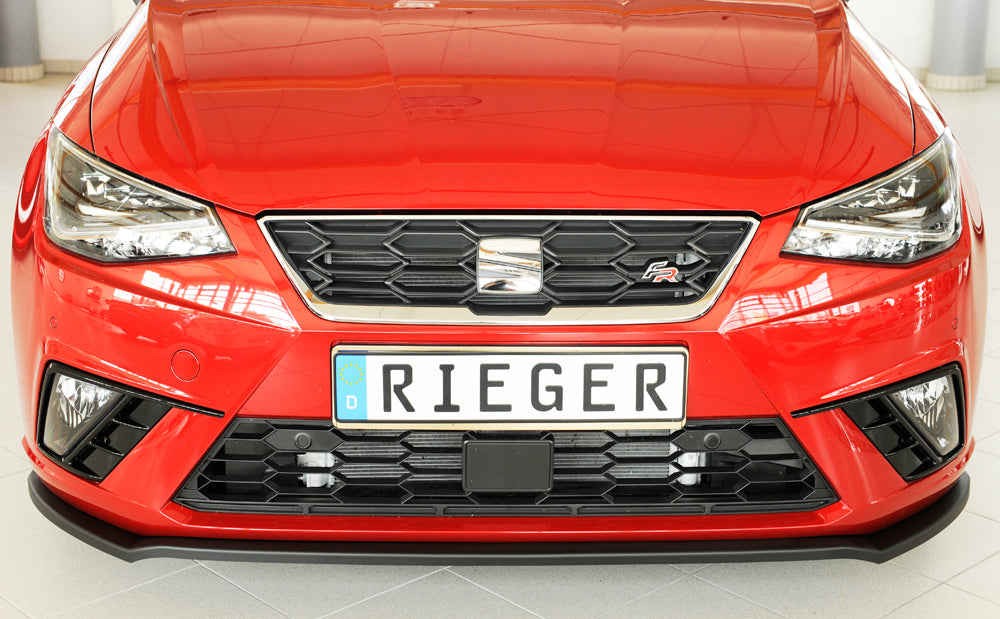 Rieger 00027100 SEAT KJ Front Splitter (Ibiza FR & Ibiza) -  Matte Black