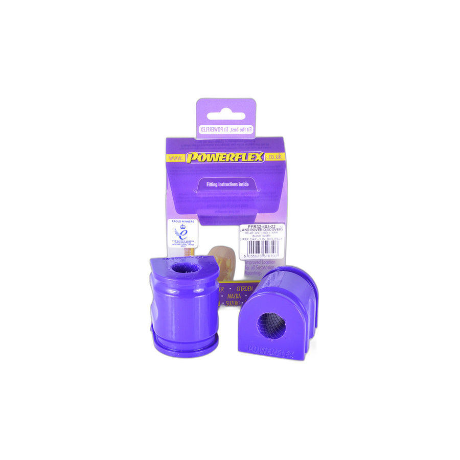 Powerflex PFR32-405-22 Land Rover Rear Anti Roll Bar Bush 22mm (Inc. Range Rover Sport, Discovery) | Duco Car Parts UK Car Parts