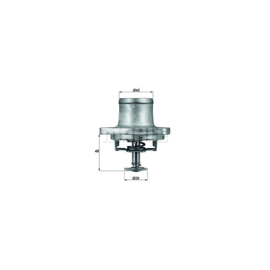 MAHLE ORIGINAL TI 48 80D Engine thermostat Opening Temperature: 80°C, with seal