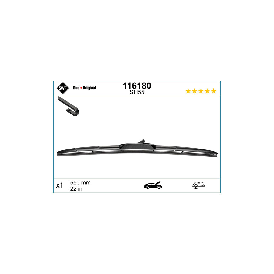 Swf Hybrid 116180 Wiper Blade | Duco Car Parts UK Car Parts