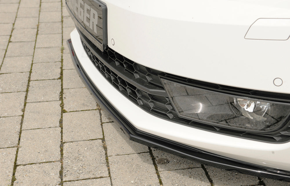 Rieger 00088107 Skoda 5E Octavia Front Splitter - Glossy Black