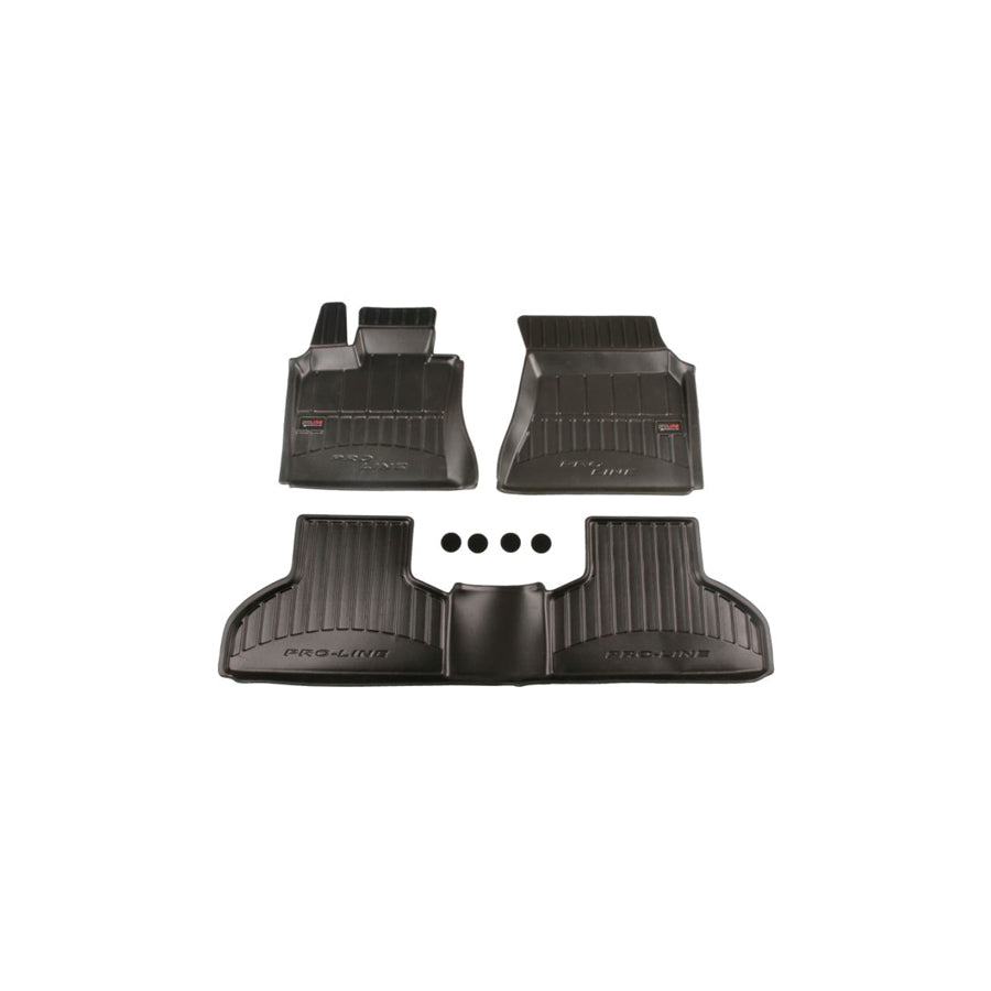 FROGUM Tailored 3D408463 Floor mat set for BMW X5 (F15, F85) Elastomer, Front and Rear, Quantity: 4, Black, (LHD)