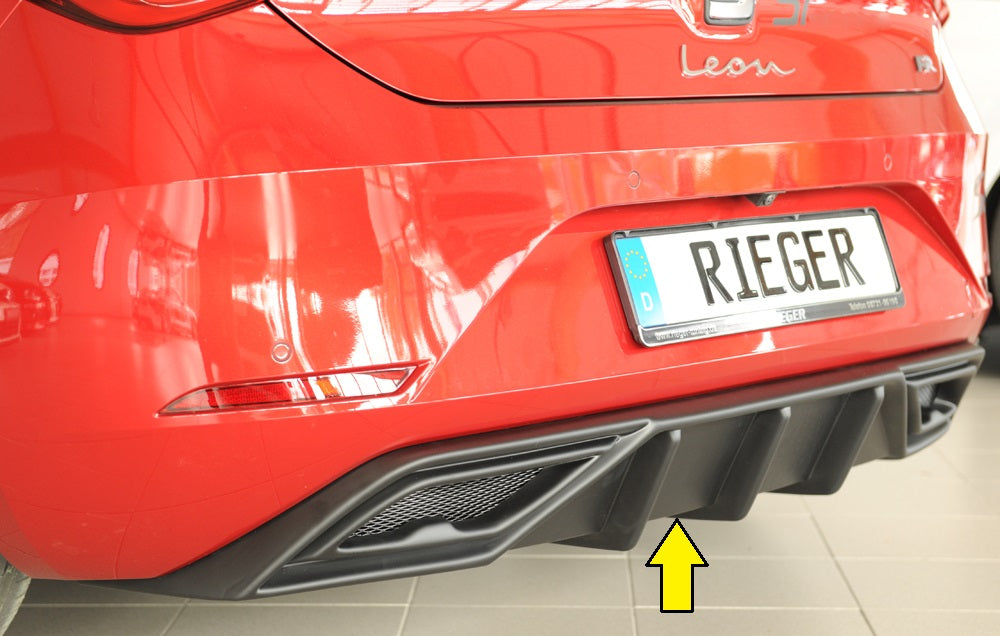 Rieger 00027055 SEAT Leon KL Rear Diffuser