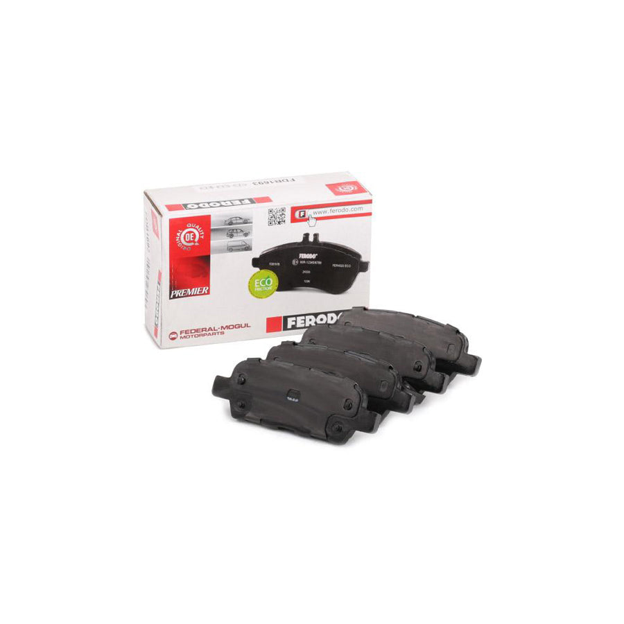 Ferodo Premier Eco Friction Fdb1693 Brake Pad Set With Acoustic Wear Warning Without Accessories