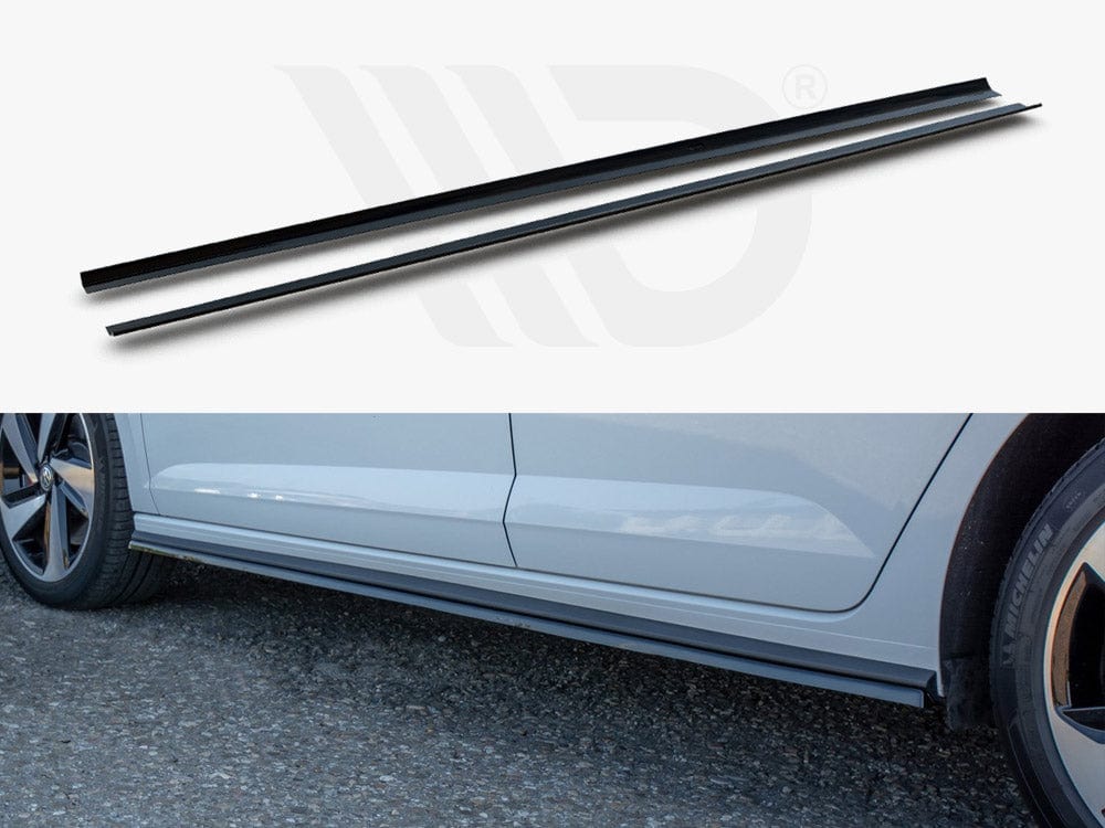 Maxton Design VW-PO-6-GTI-SD1T Side Skirts Diffusers VW Polo MK6 GTI (2017-2021) | Duco Car Parts UK Car Parts