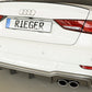 Rieger 00099615 Audi 8V S3 Rear Diffuser for Original Twin Tailpipe Left & Right - Carbon-Look
