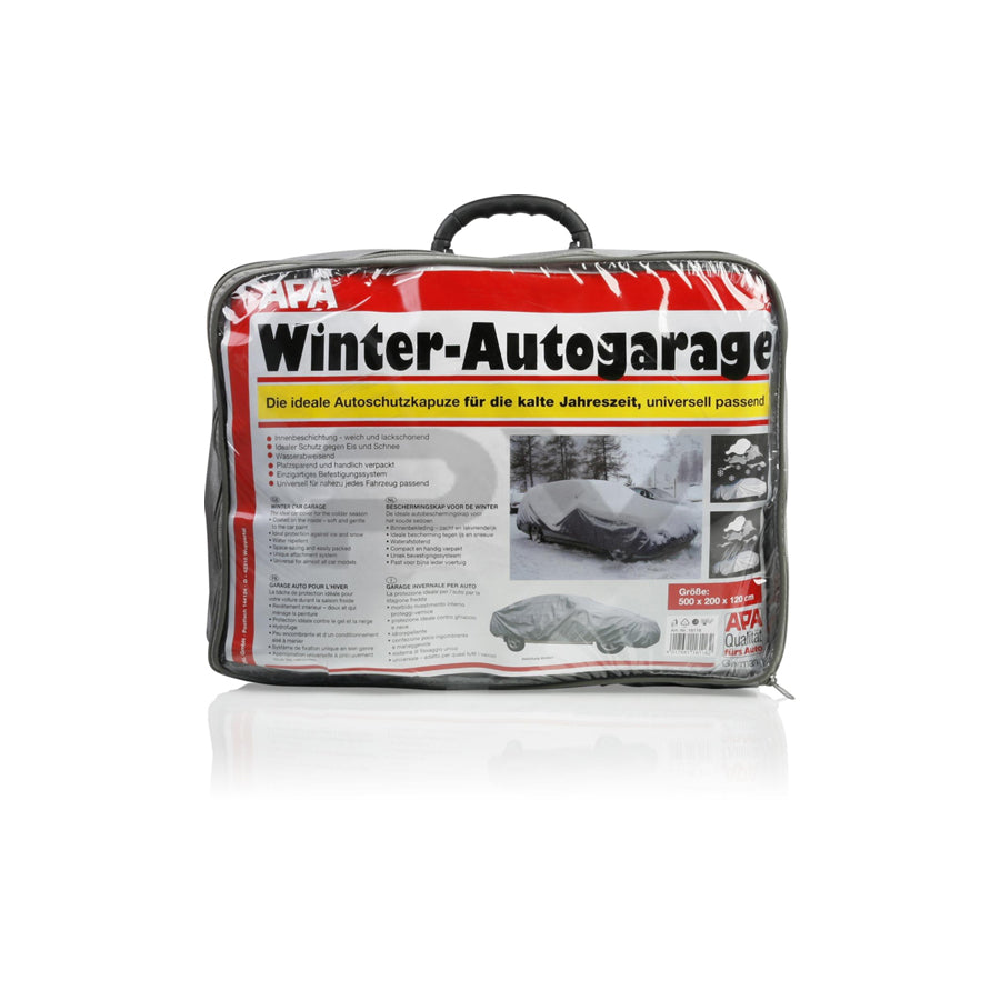 APA 16116 Car cover full-size, XL 200x500 cm, Silver