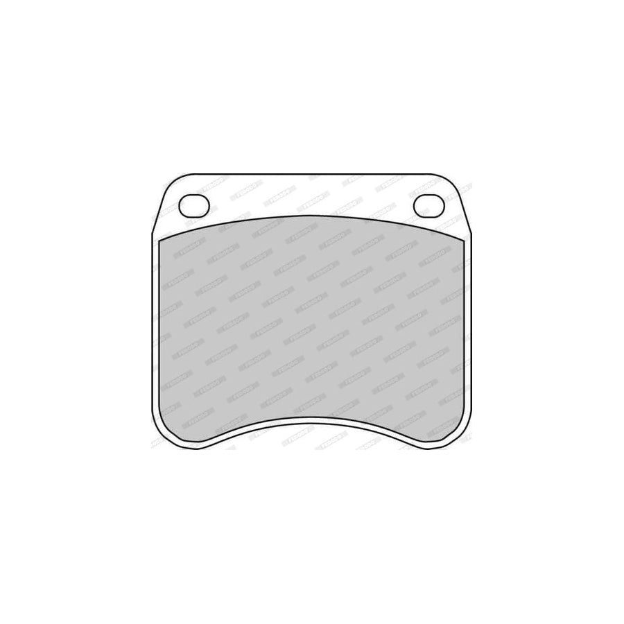 Ferodo Fdb342 Brake Pad Set Premier Not Prepared For Wear Indicator With Guide Bolts