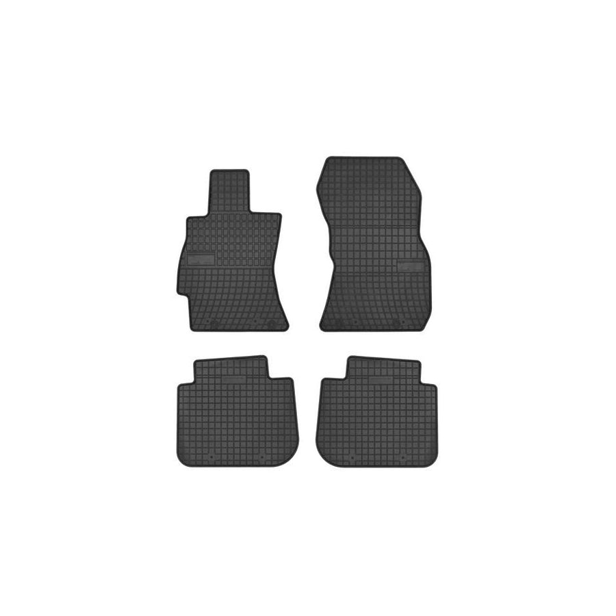 FROGUM Tailored 0892 Floor mat set Elastomer, Front and Rear, Quantity: 4, Black, (LHD)