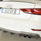 Rieger 00099615 Audi 8V S3 Rear Diffuser for Original Twin Tailpipe Left & Right - Carbon-Look