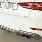 Rieger 00099615 Audi 8V S3 Rear Diffuser for Original Twin Tailpipe Left & Right - Carbon-Look