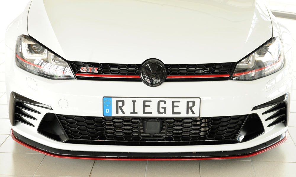 Rieger 00059574 VW Mk7 Golf GTI Clubsport Front Splitter