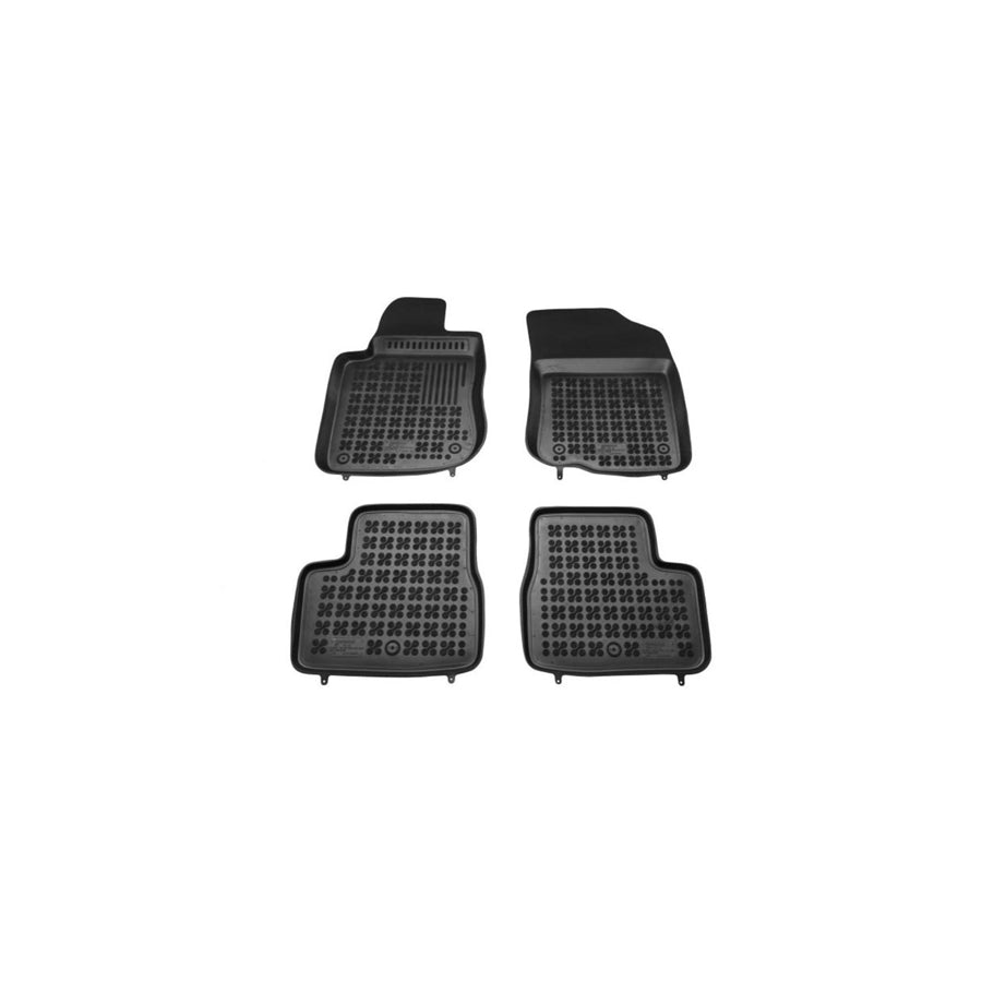 REZAW PLAST Tailored 201310 Floor mat set Elastomer, Front and Rear, Quantity: 4, Black