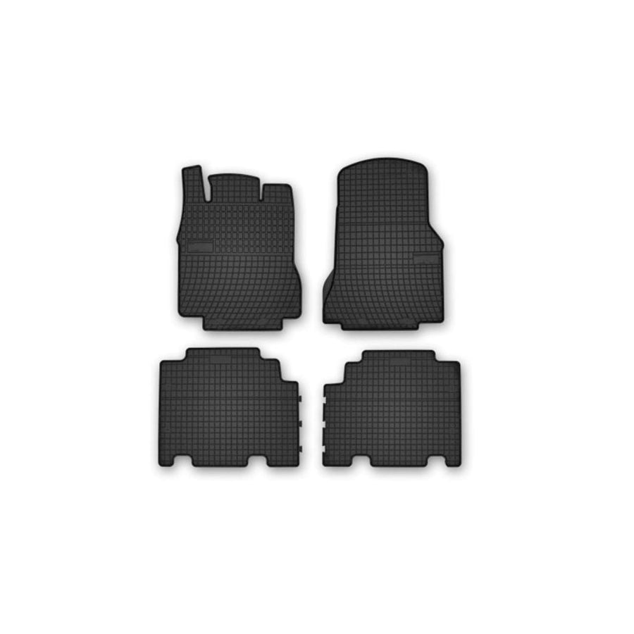 FROGUM Tailored 402430 Floor mat set suitable for MERCEDES-BENZ A-Class (W168) Elastomer, Front and Rear, Quantity: 4, Black, (LHD)