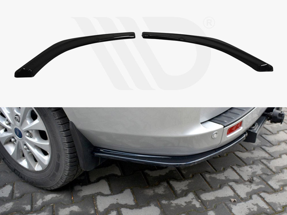 Maxton Design FO-TRC-1F-RSD1T Rear Side Splitters Ford Transit Custom MK 1 Facelift (2018-up) | Duco Car Parts UK Car Parts