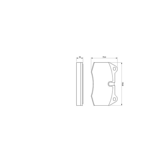 Bosch 0986424209 Brake Pad Set Incl Wear Warning Contact With Mounting Manual BP094