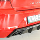 Rieger 00027101 SEAT KJ Rear Diffuser (Ibiza FR & Ibiza) -  Matte Black